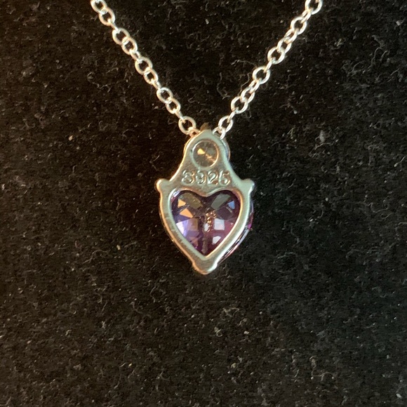 Pendant Necklace Charm Amethyst - Picture 2 of 3